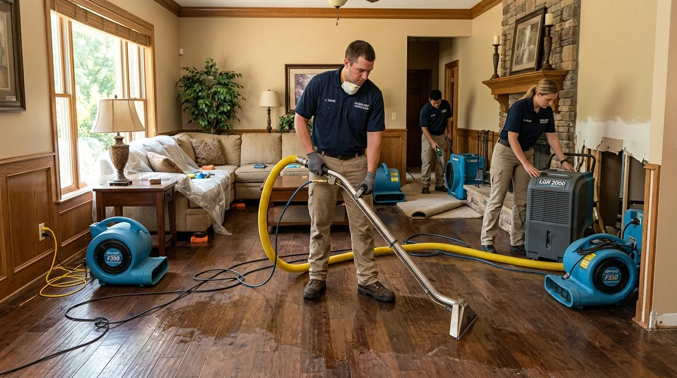 Water damage restoration services in Magnolia, Arkansas
